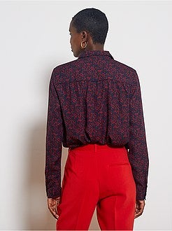 Camisa em voile crepe - Kiabi