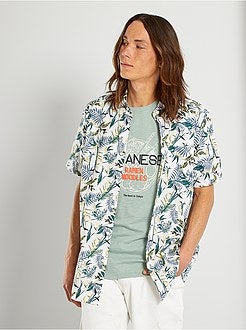 Camisa estampada - Kiabi