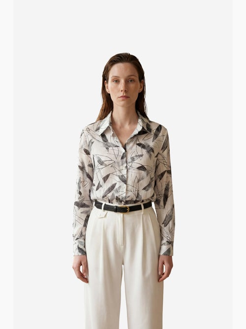 Camisa estampada com botões my fashion - Kiabi Camisa estampada com botões my fashion - Kiabi
