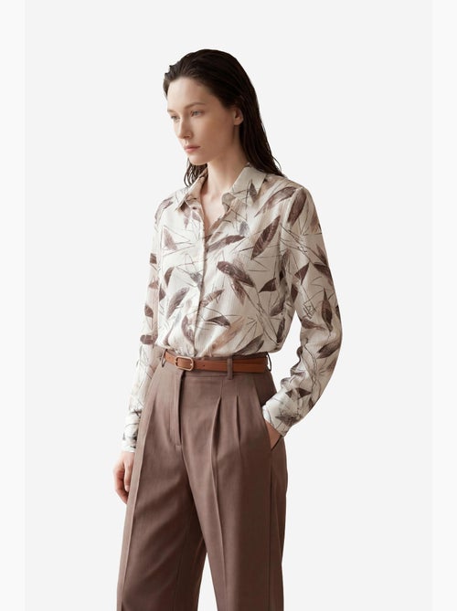 Camisa estampada com botões my fashion - Kiabi Camisa estampada com botões my fashion - Kiabi