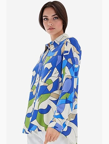 Camisa estampada de manga comprida bdart