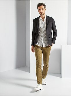 Camisa estampada em cachemira - Kiabi