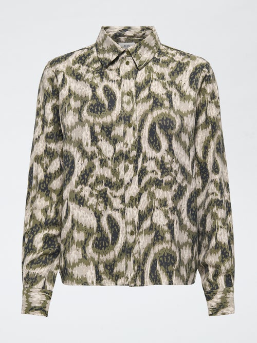 Camisa estampada 'JDY' lisa - Kiabi
