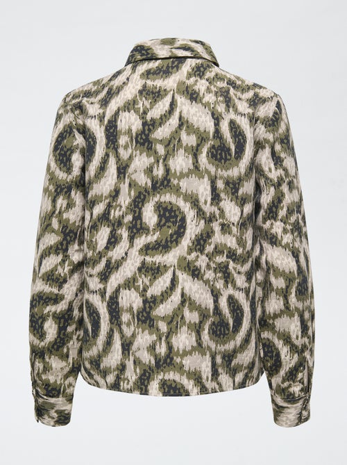 Camisa estampada 'JDY' lisa - Kiabi