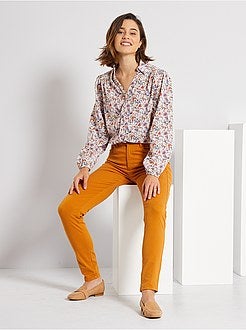 Camisa estampado florido - Kiabi