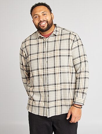 Camisa estilo lenhador regular