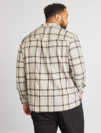 Camisa estilo lenhador regular