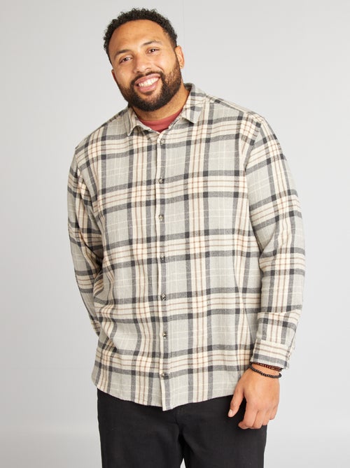 Camisa estilo lenhador regular - Kiabi