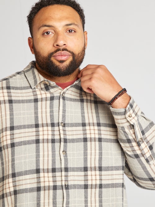 Camisa estilo lenhador regular - Kiabi