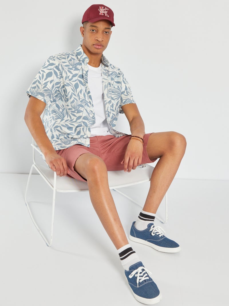 Camisa fantasia em linho BRANCO - Kiabi