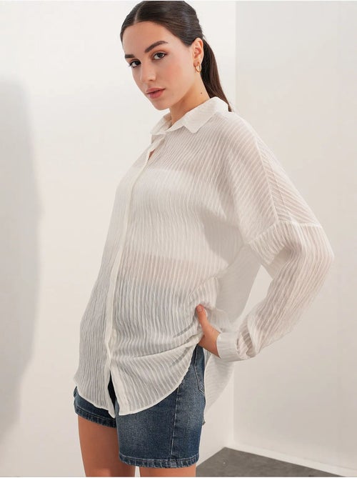 Camisa feminina bdart - Kiabi Camisa feminina bdart - Kiabi