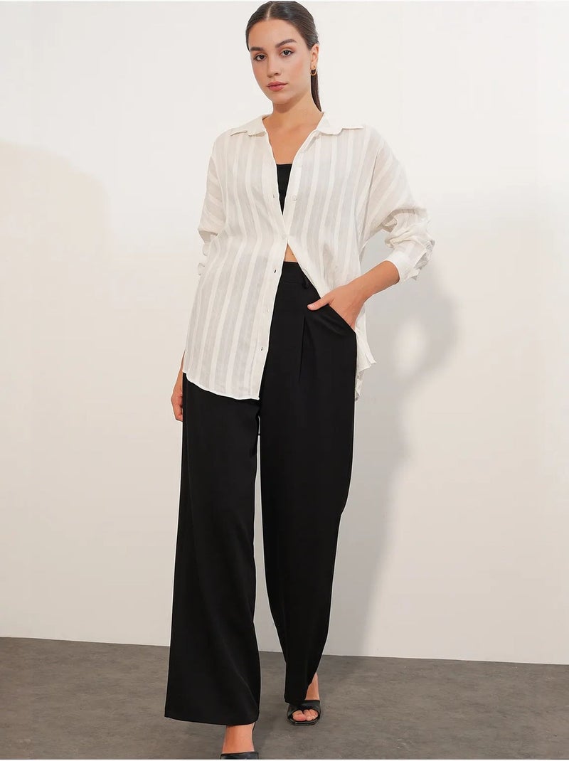 Camisa feminina bdart Branco sujo - Kiabi