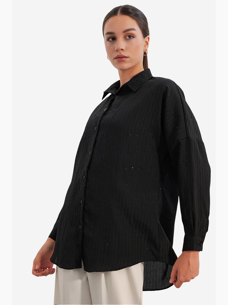 Camisa feminina bdart Preto - Kiabi