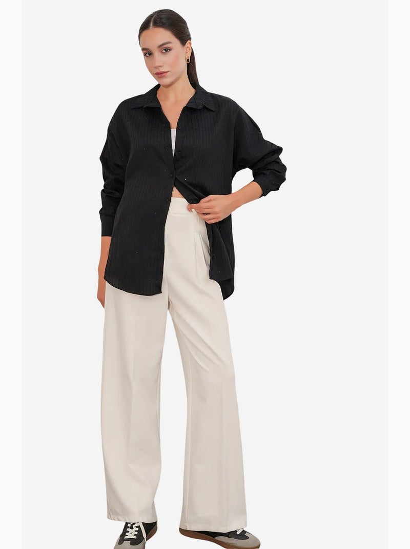 Camisa feminina bdart Preto - Kiabi