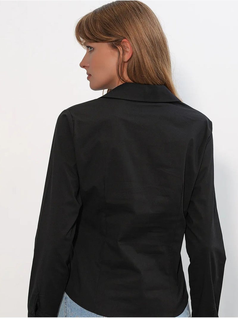 Camisa feminina bdart Preto - Kiabi