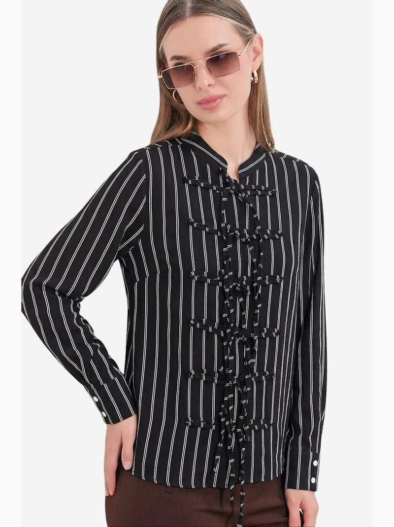 Camisa feminina bdart Preto - Kiabi