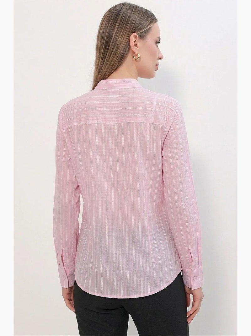 Camisa feminina bdart Rosa - Kiabi