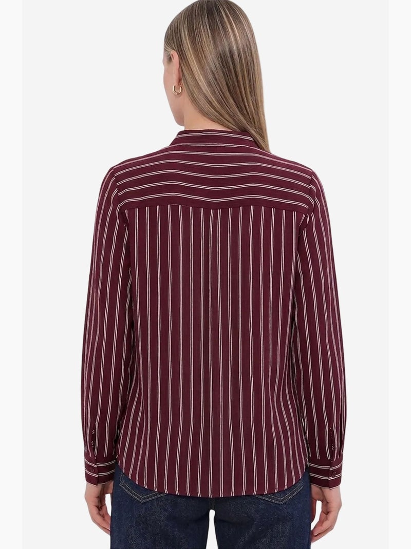 Camisa feminina bdart Vermelho bordô - Kiabi