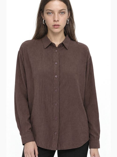 Camisa feminina busem - Kiabi Camisa feminina busem - Kiabi