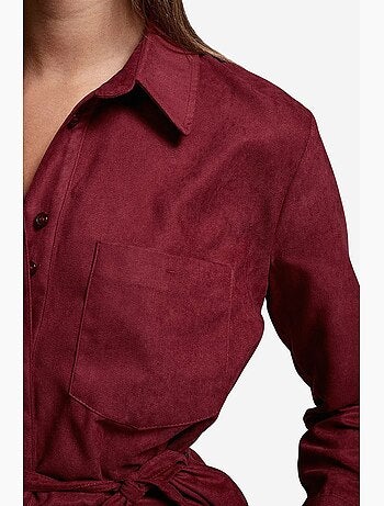 Camisa feminina de poliéster e viscose dilvin