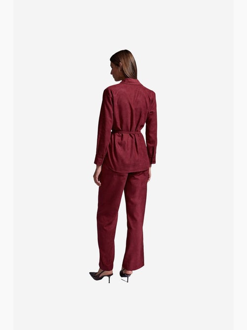 Camisa feminina de poliéster e viscose dilvin - Kiabi Camisa feminina de poliéster e viscose dilvin - Kiabi