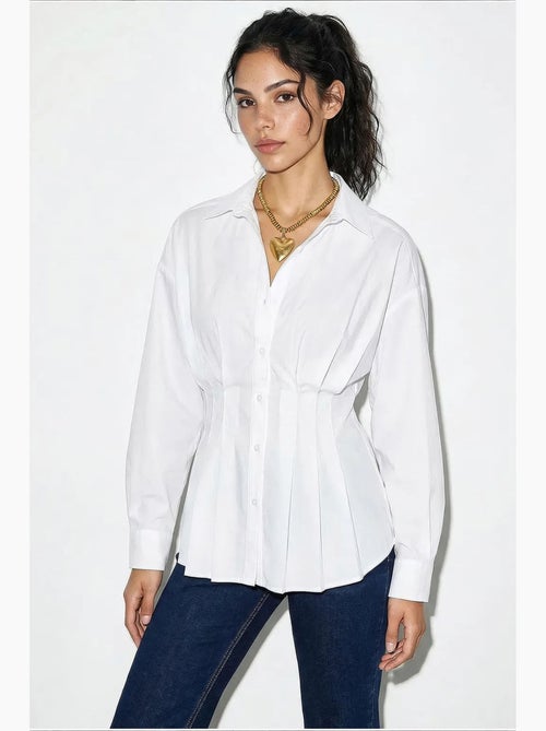 Camisa feminina de poliéster lucci - Kiabi