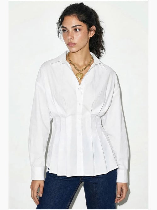 Camisa feminina de poliéster lucci - Kiabi