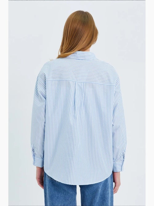 Camisa feminina de poliéster mixray - Kiabi