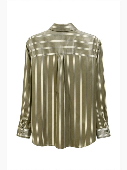 Camisa feminina de poliéster mixray - Kiabi Camisa feminina de poliéster mixray - Kiabi