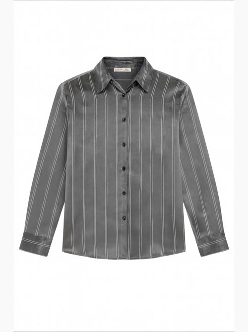 Camisa feminina de poliéster mixray - Kiabi Camisa feminina de poliéster mixray - Kiabi