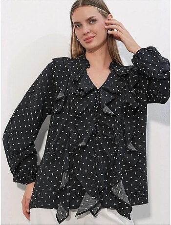 Camisa feminina de viscose e nylon bdart