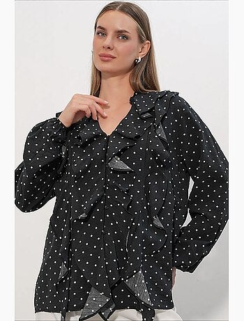 Camisa feminina de viscose e nylon bdart
