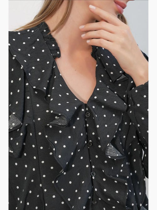 Camisa feminina de viscose e nylon bdart - Kiabi