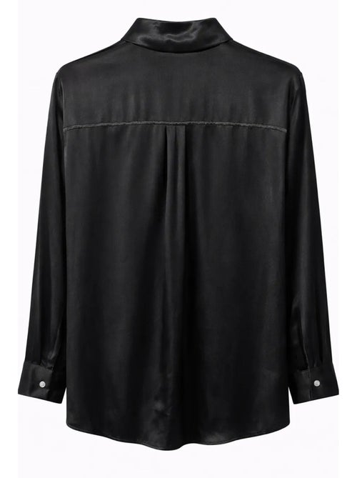 Camisa feminina de viscose e poliéster mixray - Kiabi Camisa feminina de viscose e poliéster mixray - Kiabi