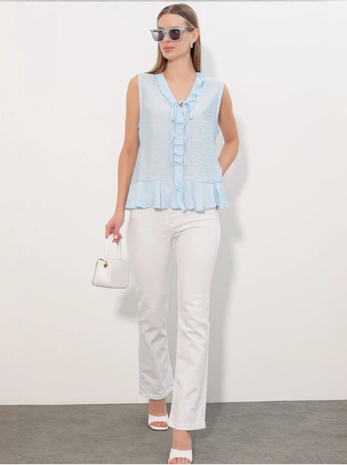 Camisa feminina de viscose-nylon bdart - Kiabi Camisa feminina de viscose-nylon bdart - Kiabi
