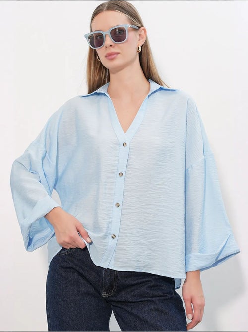 Camisa feminina de viscose-nylon bdart - Kiabi