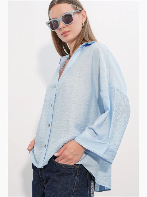 Camisa feminina de viscose-nylon bdart - Kiabi