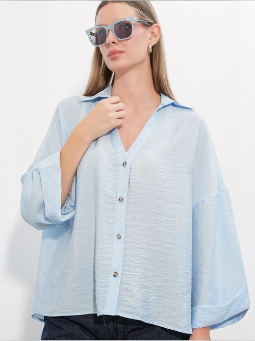 Camisa feminina de viscose-nylon bdart - Kiabi