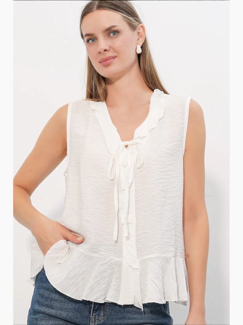 Camisa feminina de viscose-nylon bdart - Kiabi Camisa feminina de viscose-nylon bdart - Kiabi