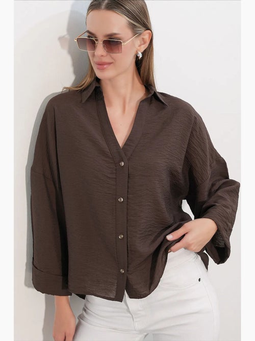 Camisa feminina de viscose-nylon bdart - Kiabi