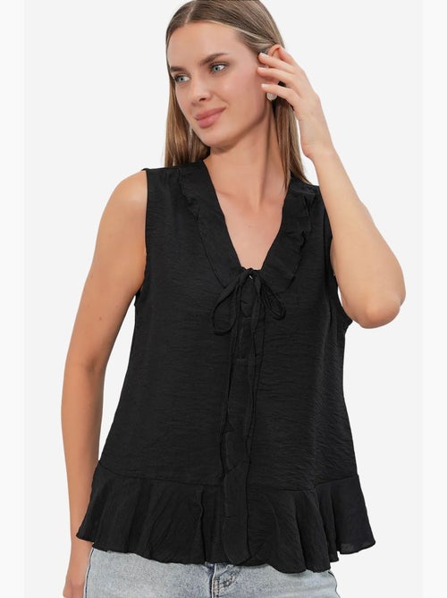 Camisa feminina de viscose-nylon bdart - Kiabi Camisa feminina de viscose-nylon bdart - Kiabi