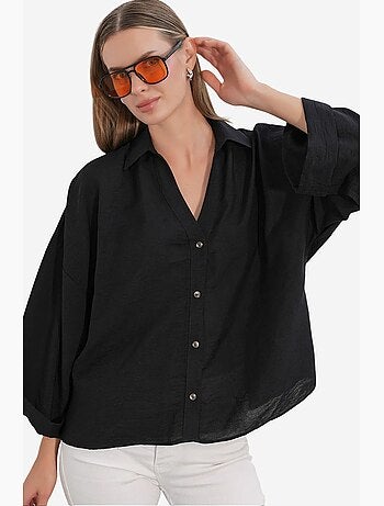 Camisa feminina de viscose-nylon bdart