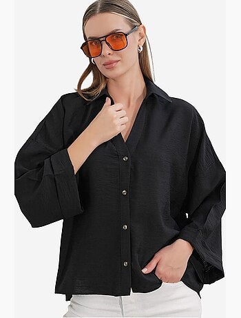 Camisa feminina de viscose-nylon bdart