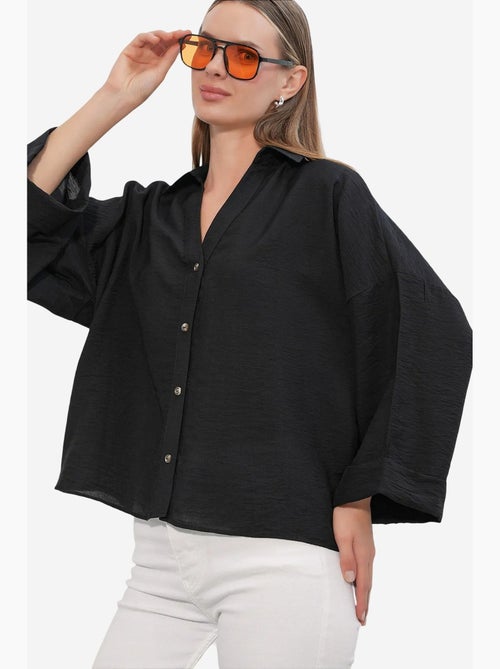 Camisa feminina de viscose-nylon bdart - Kiabi Camisa feminina de viscose-nylon bdart - Kiabi