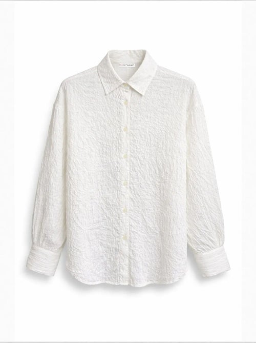 Camisa feminina em mistura de algodão mixray - Kiabi
