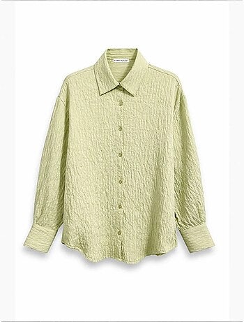 Camisa feminina em mistura de algodão mixray