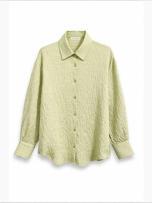 Camisa feminina em mistura de algodão mixray - Kiabi
