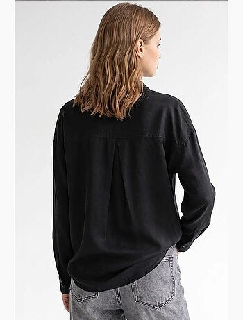 Camisa feminina em tencel mixray
