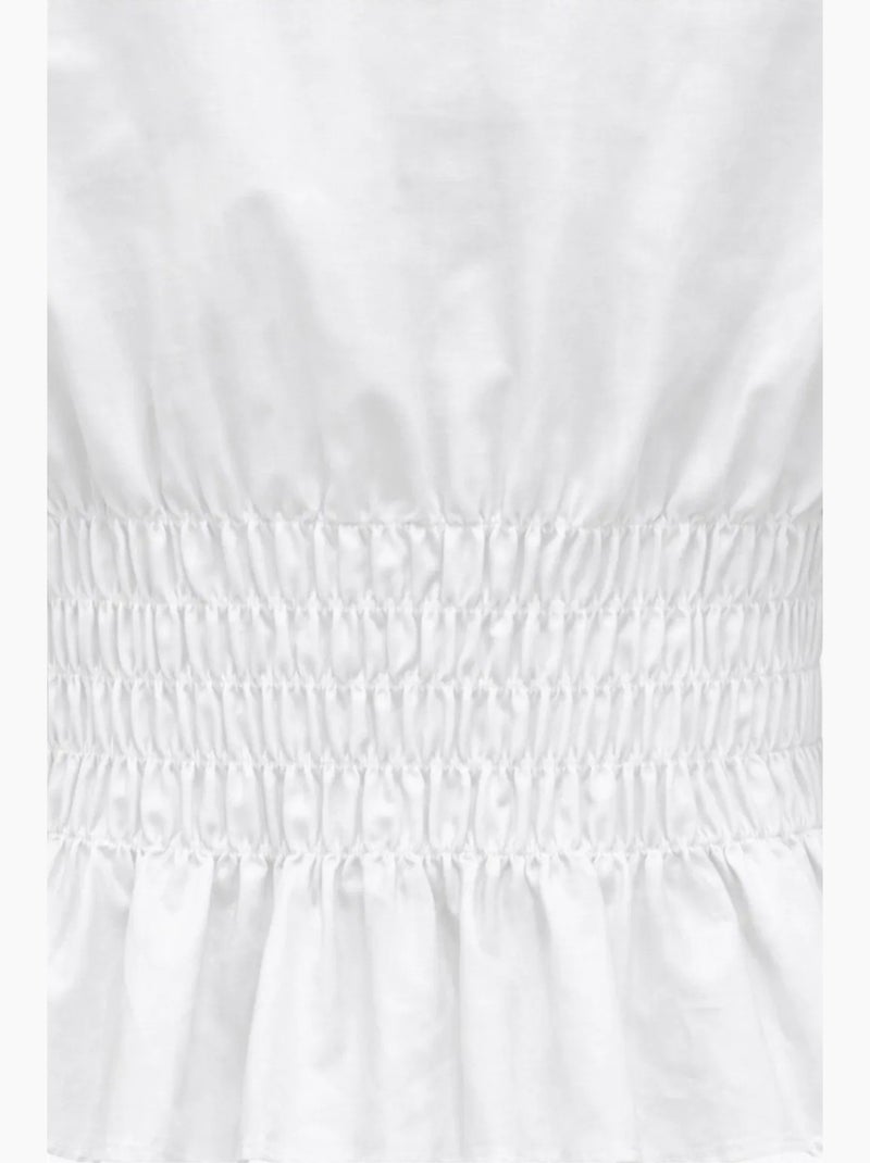 Camisa feminina mixray Branco - Kiabi