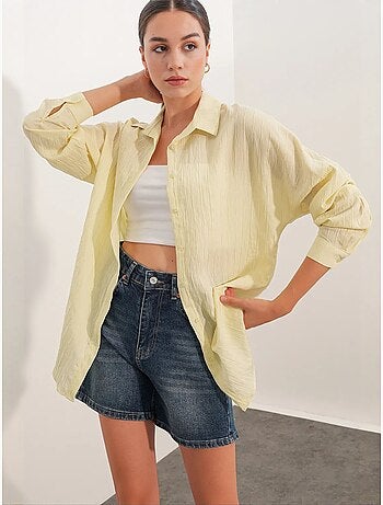 Camisa feminina viscose nylon bdart